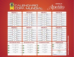 calendario copa mundial apetito