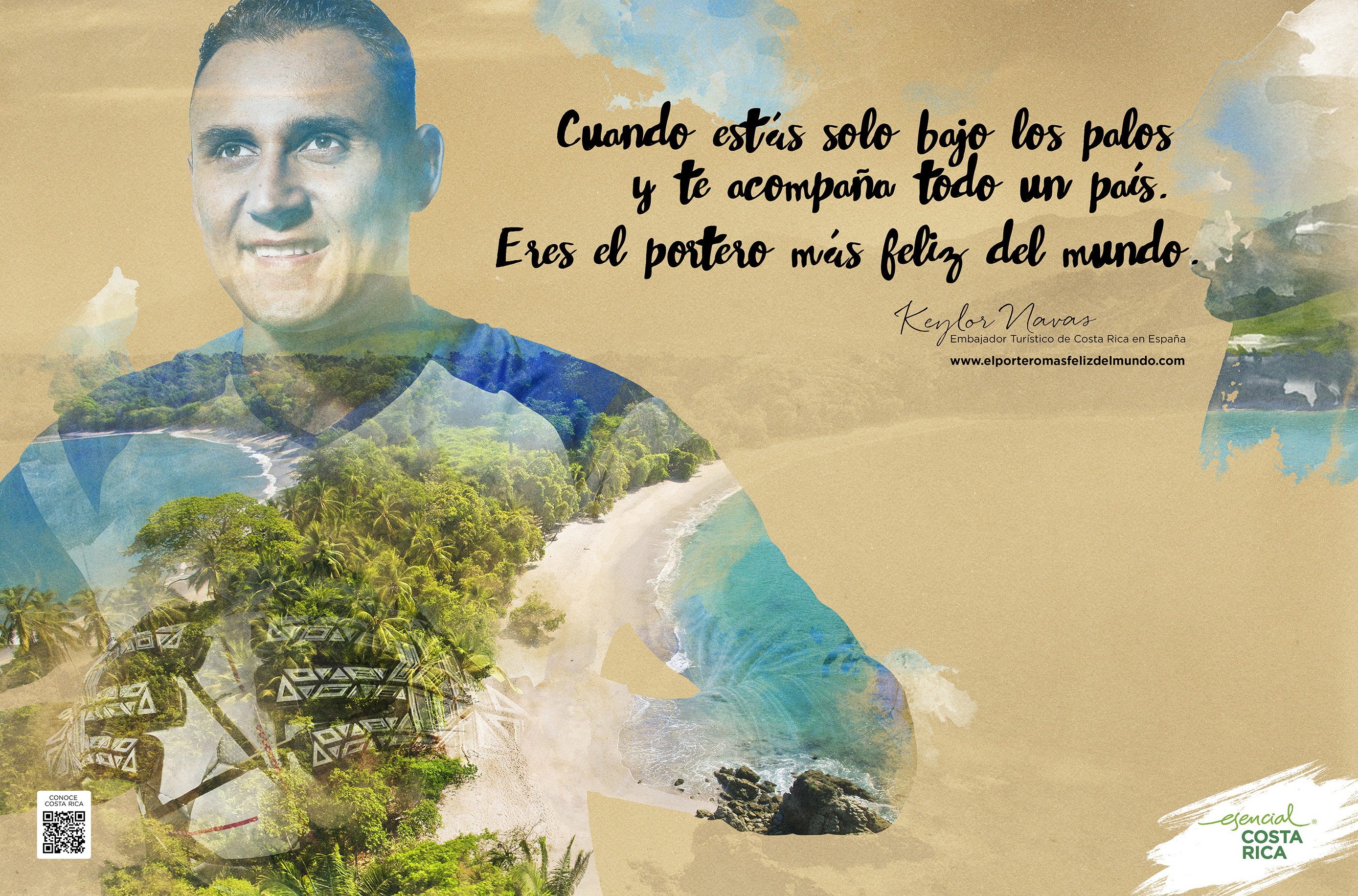 ICT lanza campaña con Keylor Navas para promocionar a Costa Rica en España
