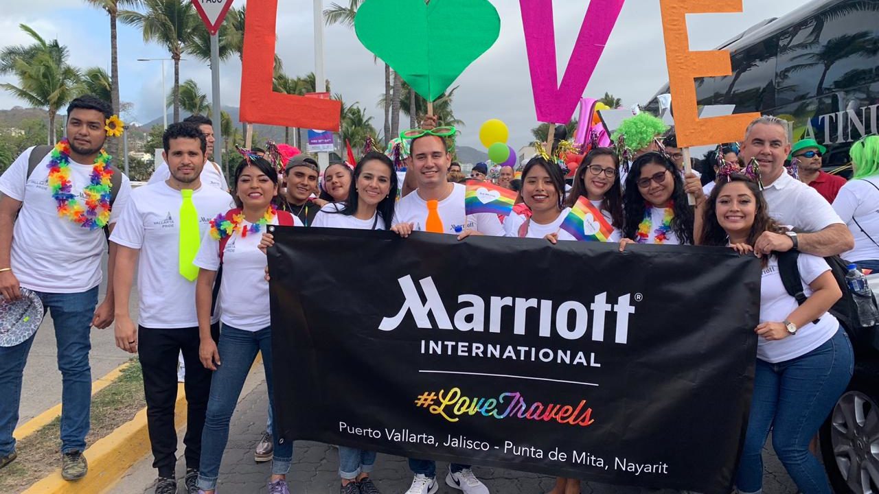 Marriott Internacional alza la bandera de arcoiris
