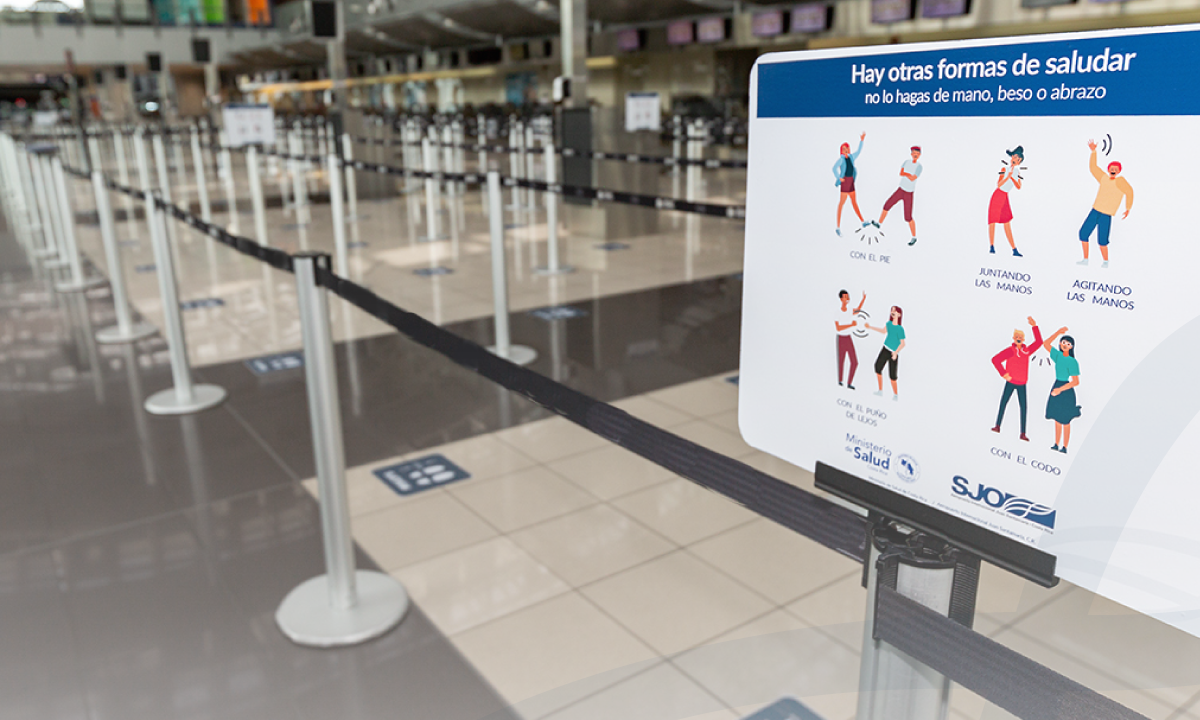Aeropuerto de Costa Rica recibe credencial sanitaria
