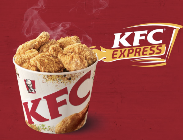 KFC tendrá express gratis