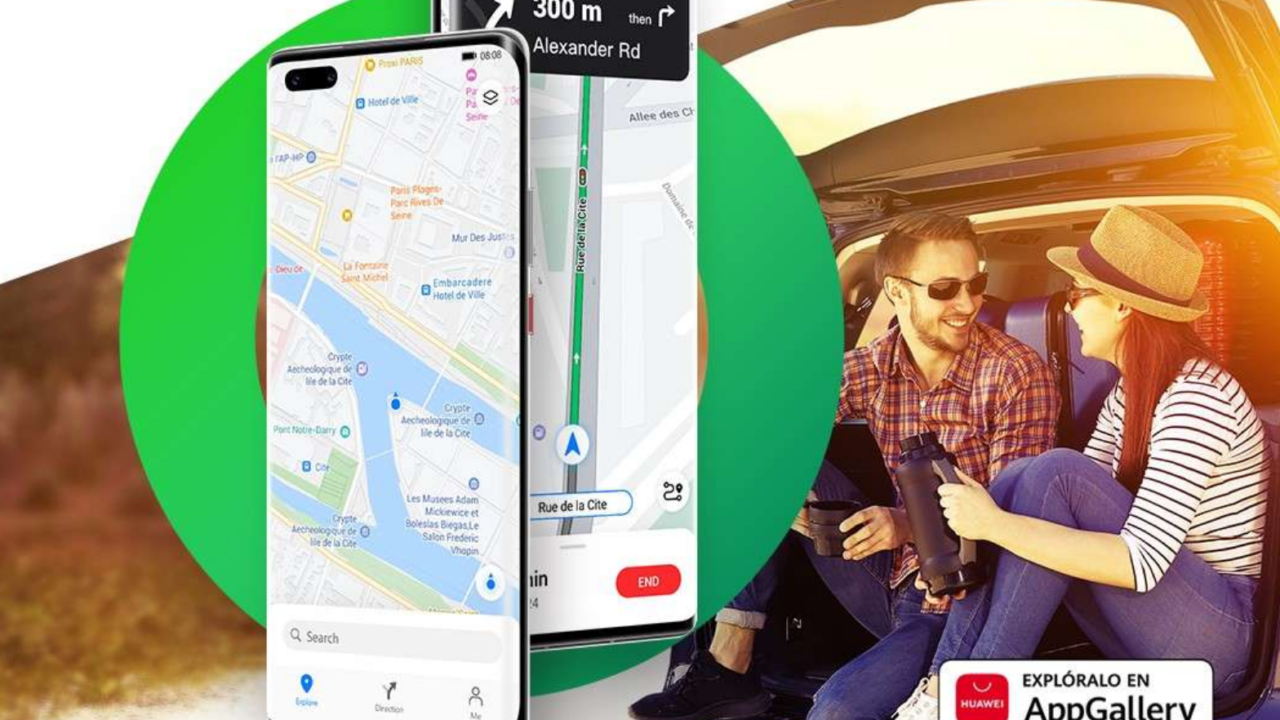 Restaurantes en nueva app Petal Maps de Huawei