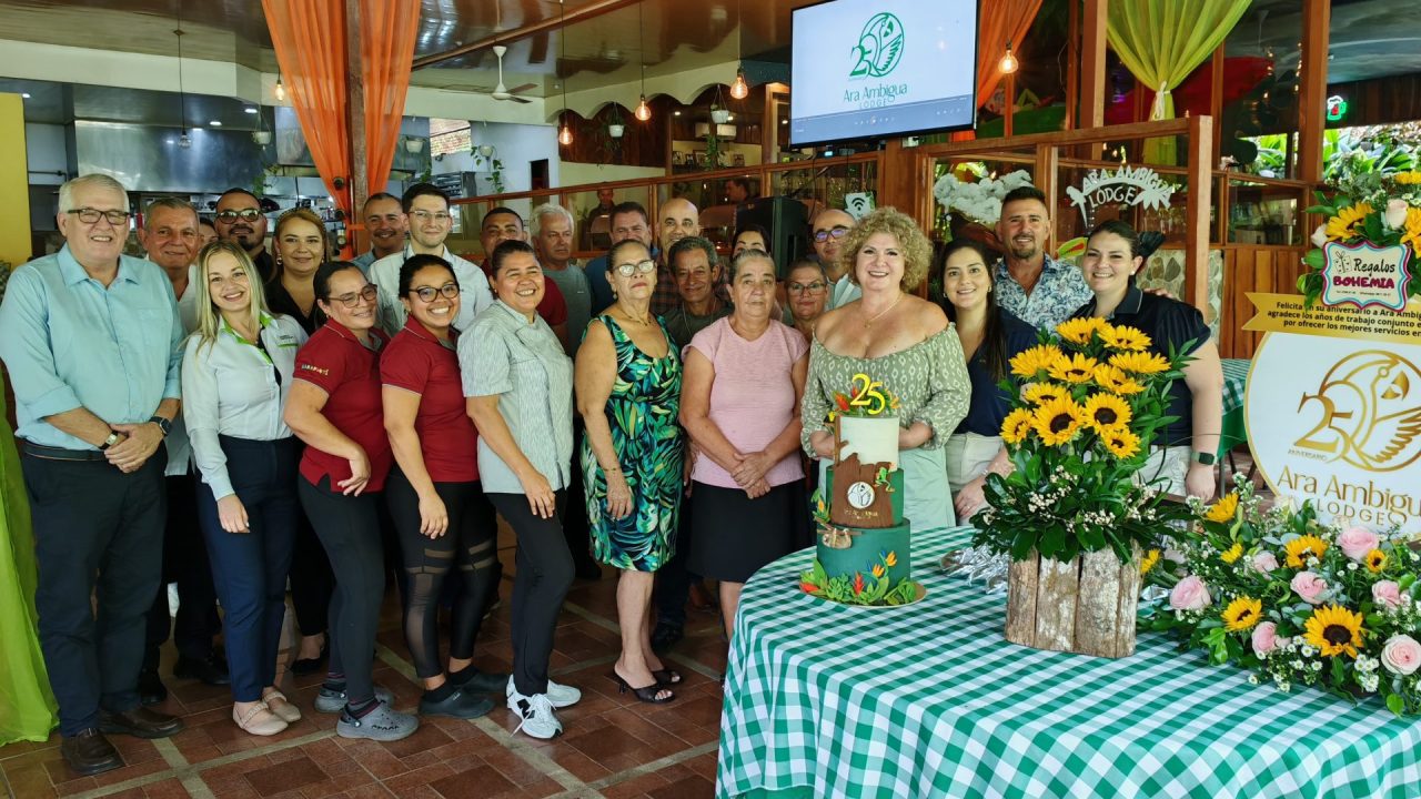 Ara Ambigua Lodge celebra 25 años impulsando el turismo sostenible en Sarapiquí